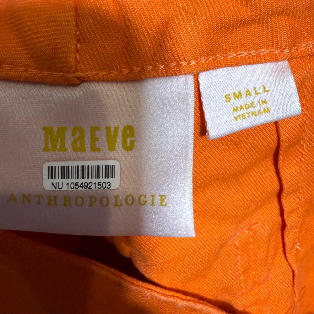 Maeve Orange Pencil Skirt - Picture 10 of 11
